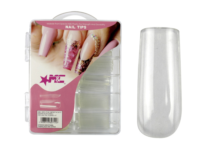 Postiça Curvatura C Extra Longa Transparente