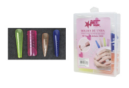 Kit 4 Modelos de Molde de Unhas