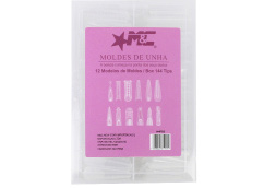 Kit 12 Modelos de Molde de Unhas