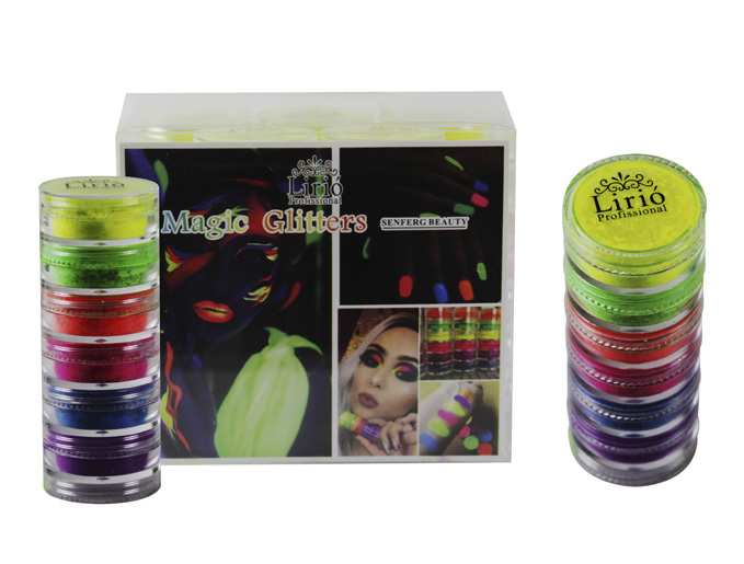 Gliter Neon Colorido